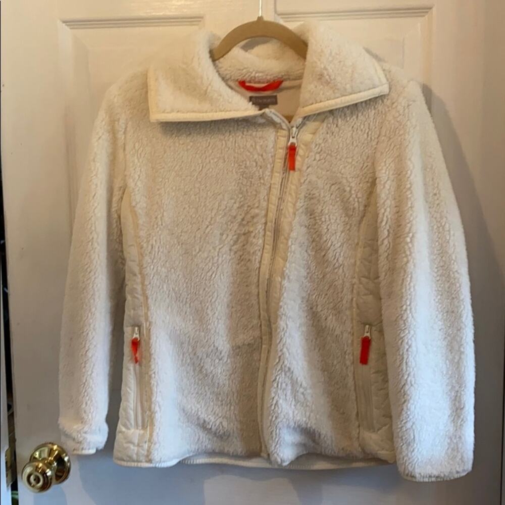 T by Talbots women’s SP fleece zip front jacket